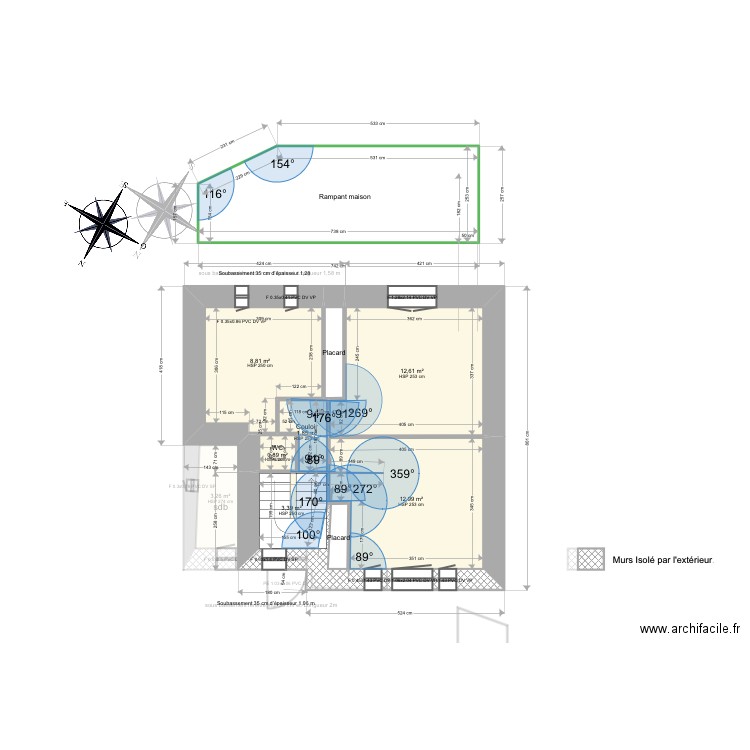 PRIEUR. Plan de 0 pièce et 0 m2