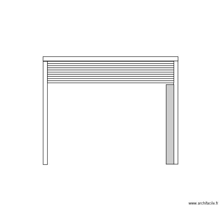 pare soleil WEST. Plan de 0 pièce et 0 m2