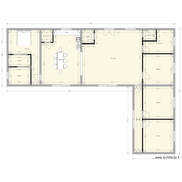 maizon. Plan de 0 pièce et 0 m2