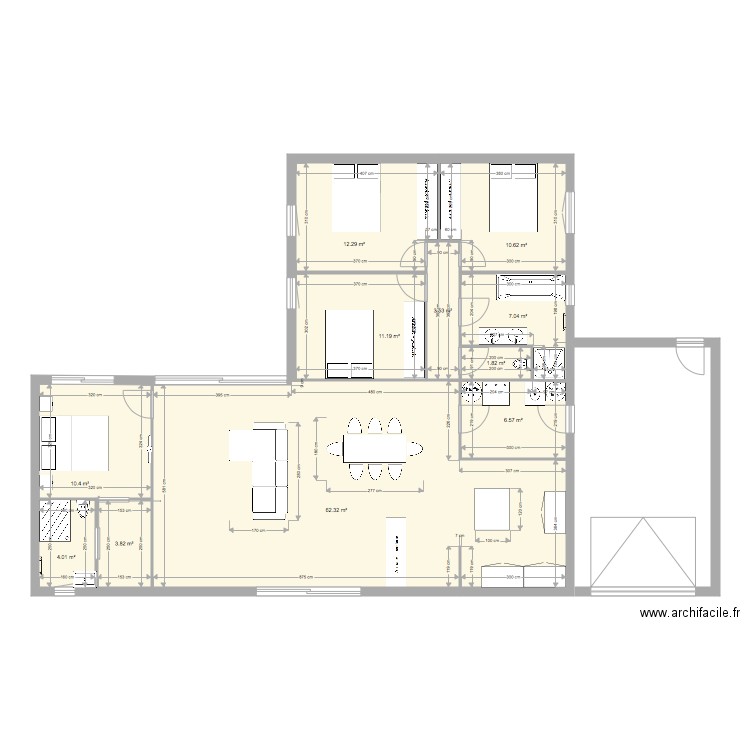 maison L. Plan de 0 pièce et 0 m2