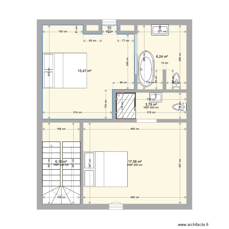 2eme. Plan de 0 pièce et 0 m2