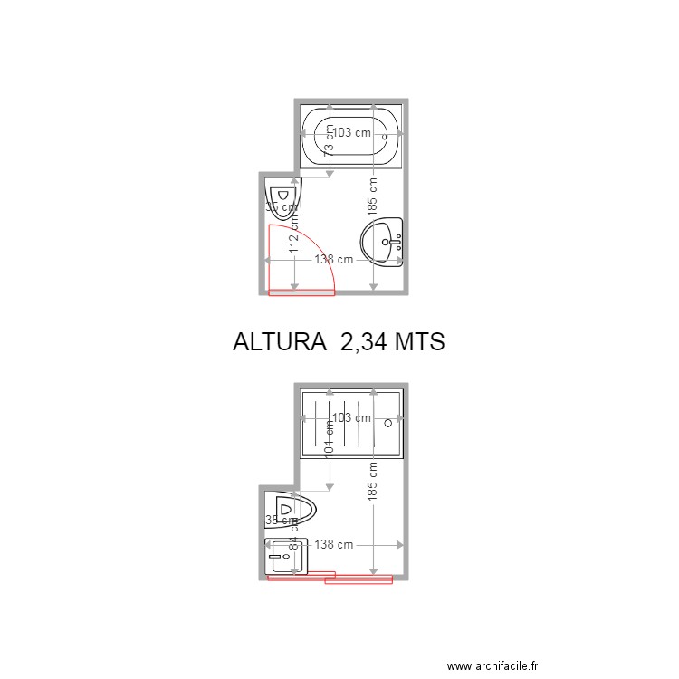 ANTONIO CUESTA. Plan de 0 pièce et 0 m2