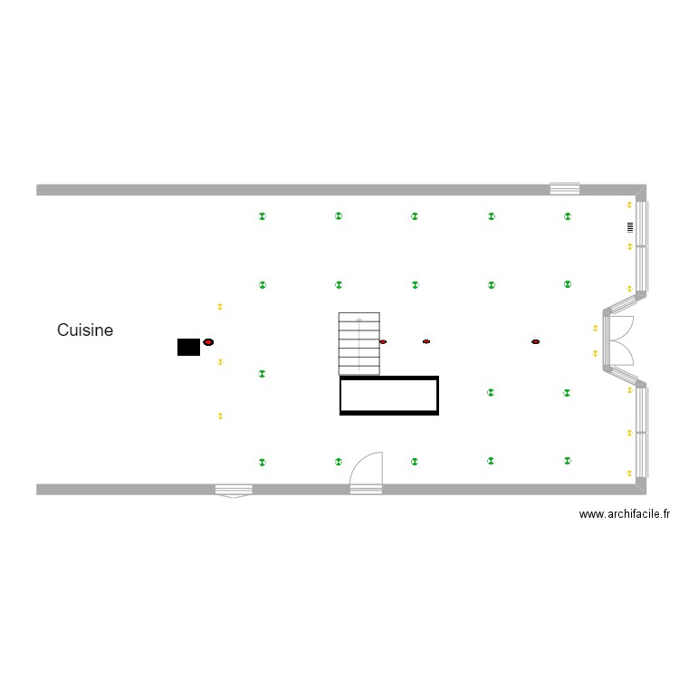 Mante Du Carré Éclairage 1. Plan de 0 pièce et 0 m2