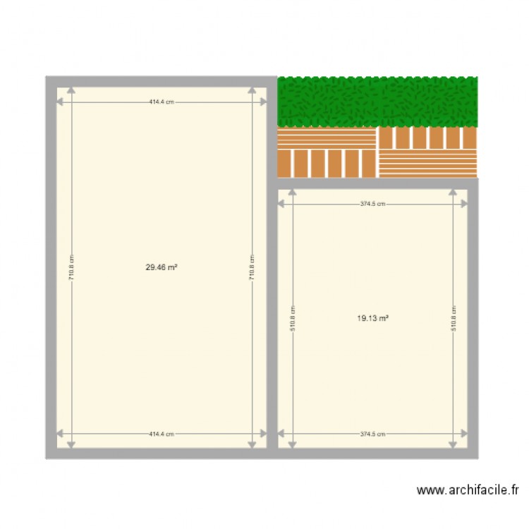 TERRAIN. Plan de 0 pièce et 0 m2