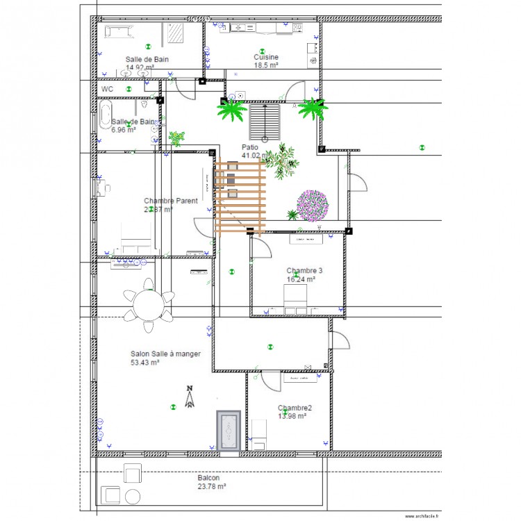 Etage Electricité. Plan de 0 pièce et 0 m2