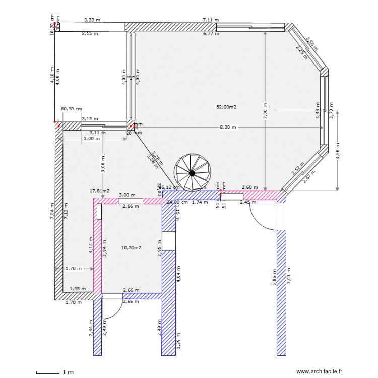 plan arandissement 1. Plan de 0 pièce et 0 m2