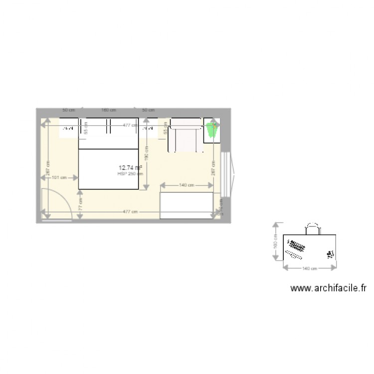 chambre 3. Plan de 0 pièce et 0 m2