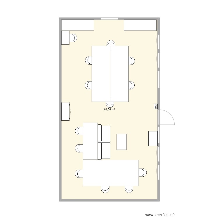 Bureau 12. Plan de 0 pièce et 0 m2