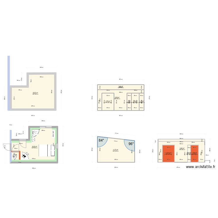 plan masse Extension mobilier. Plan de 0 pièce et 0 m2