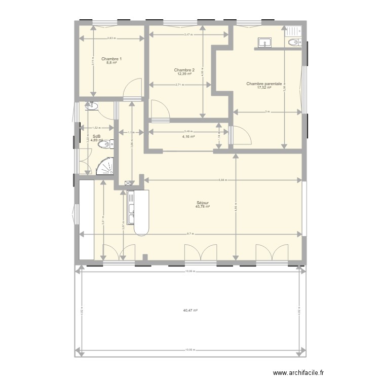 Villa Calypso 2. Plan de 0 pièce et 0 m2