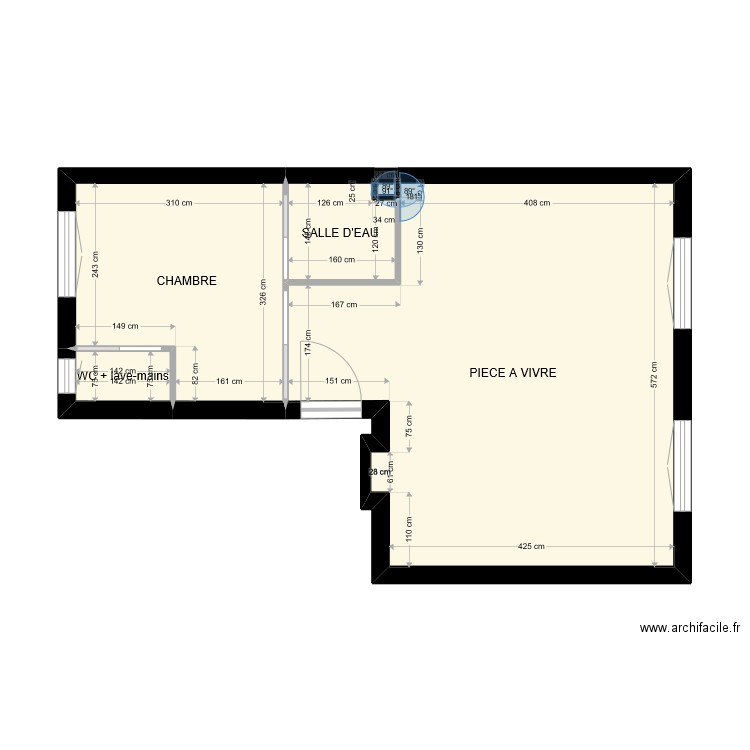 MODANE 2 plan non aménagé. Plan de 0 pièce et 0 m2