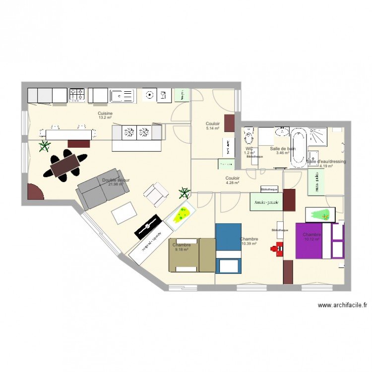 plan appartement de Nogent. Plan de 0 pièce et 0 m2