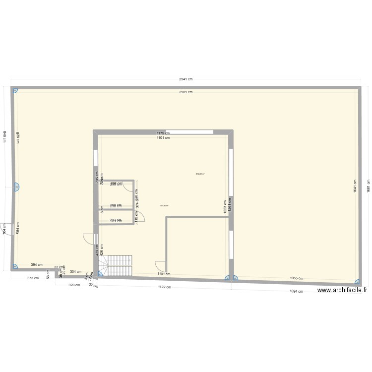 BOUJEMAA BOUGTIB. Plan de 2 pièces et 446 m2