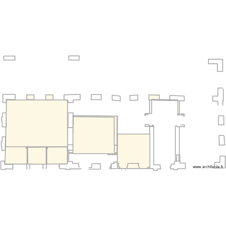 Plan pfe. Plan de 18 pièces et 1415 m2