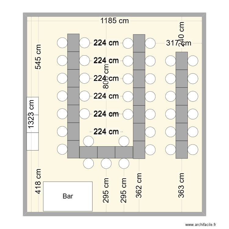 mariage plan 1. Plan de 1 pièce et 157 m2