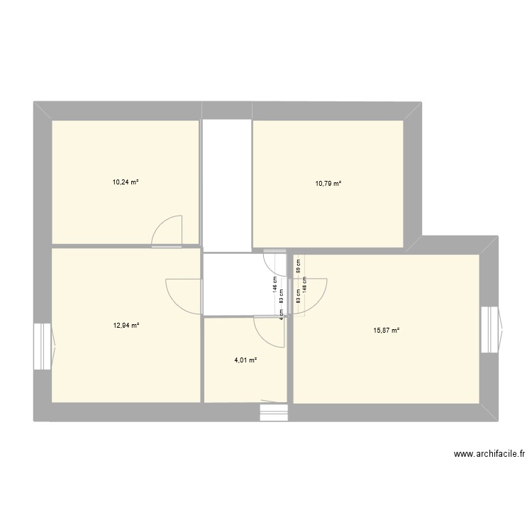 etage villa. Plan de 0 pièce et 0 m2