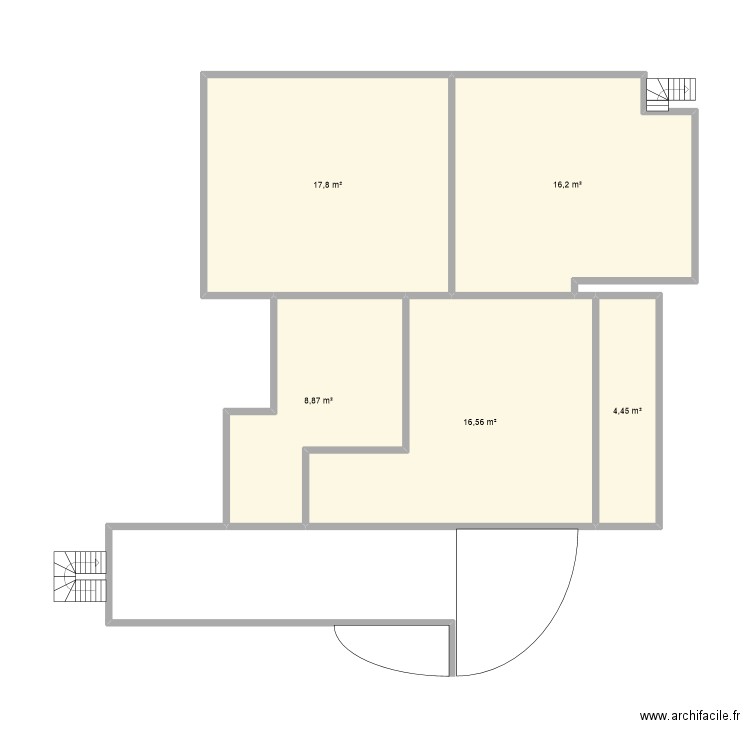 PLAN UMC SIDI SAID. Plan de 5 pièces et 64 m2