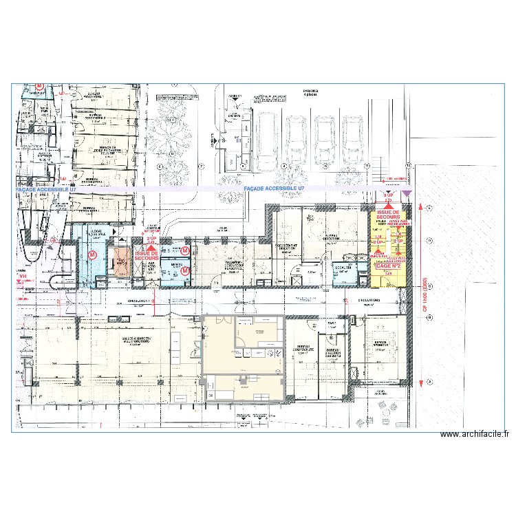 PHALSBOURG. Plan de 3 pièces et 51 m2