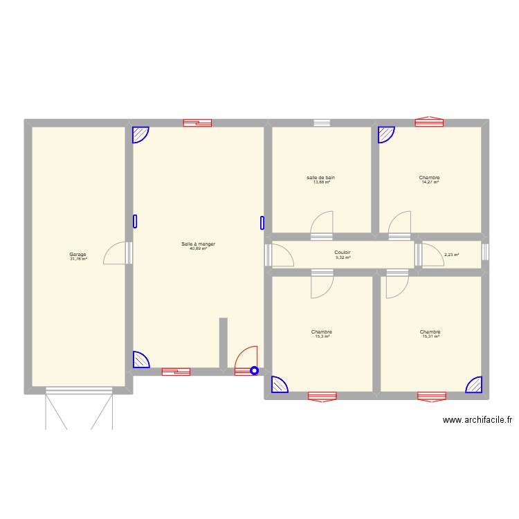 Système Causse Marcel . Plan de 8 pièces et 139 m2