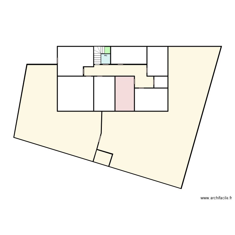 LES DOLOMITES SOUS SOL. Plan de 11 pièces et 105 m2