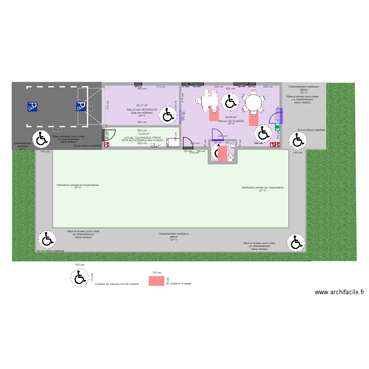 E3C CHOISY EN BRIE APRES TRAVAUX Esp Man usa. Plan de 7 pièces et 197 m2