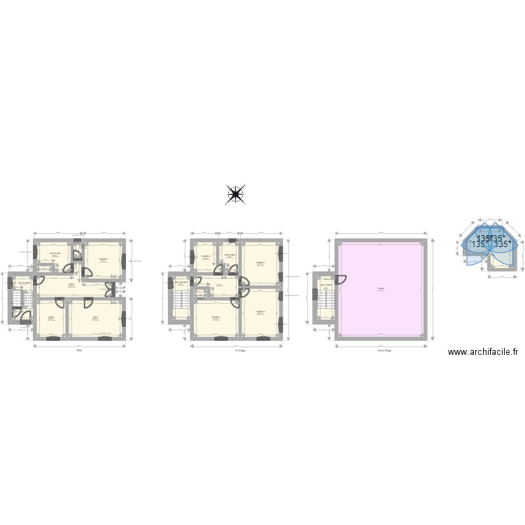 ML24001950 BOULOIS. Plan de 20 pièces et 265 m2