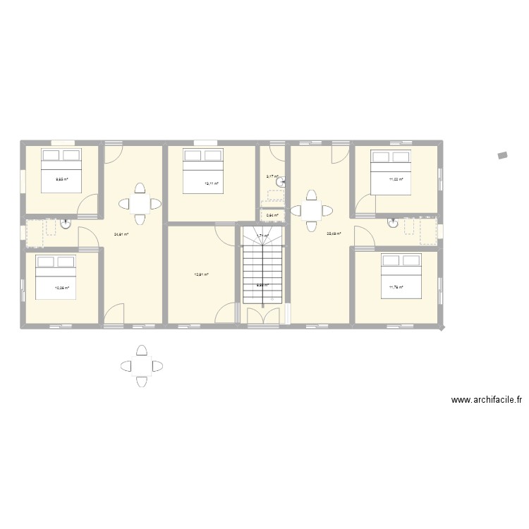 MARBELLA ARCHIFACILE. Plan de 12 pièces et 131 m2