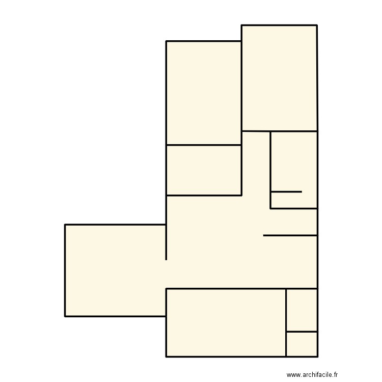 Lautenbach THAMI 1er étage. Plan de 8 pièces et 90 m2