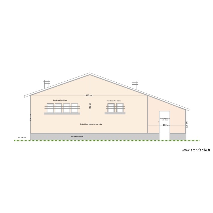 nicolas dp. Plan de 2 pièces et 37 m2