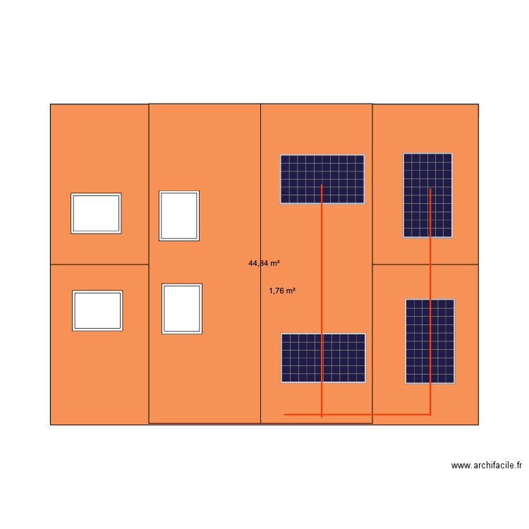 CdB_RoutageSchema. Plan de 14 pièces et 189 m2