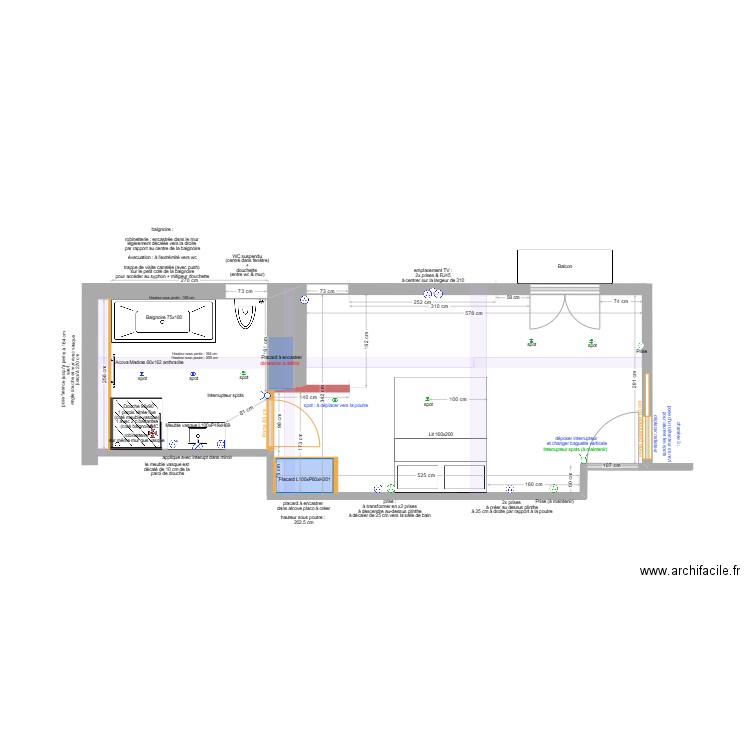 SdB New & Chambre parentale. Plan de 0 pièce et 0 m2