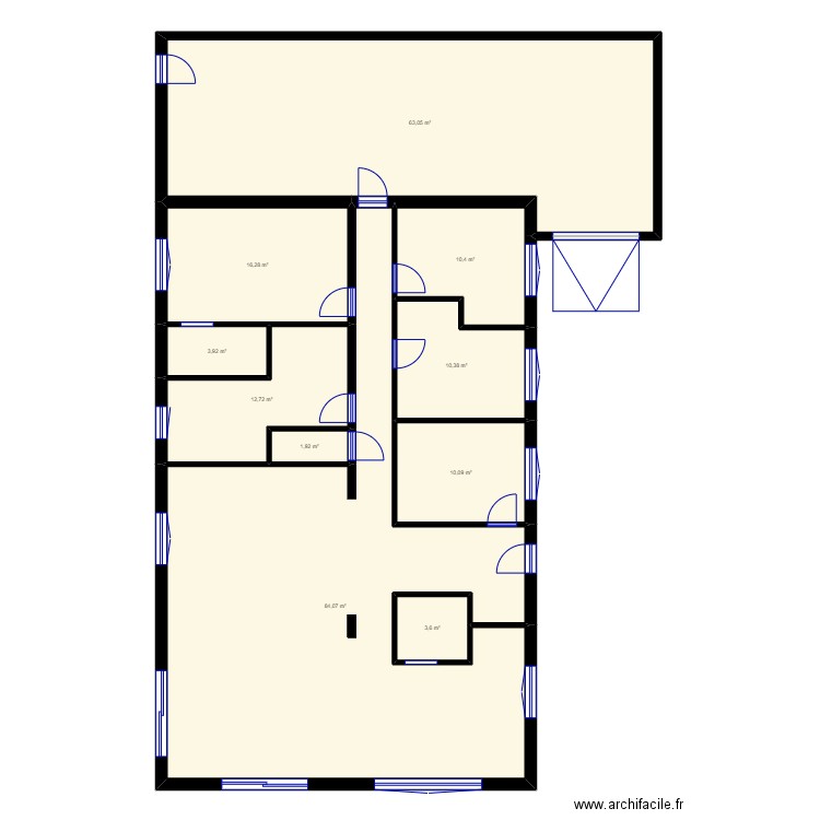 Sélestat. Plan de 10 pièces et 216 m2