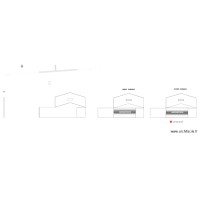 Plan façade côté nord