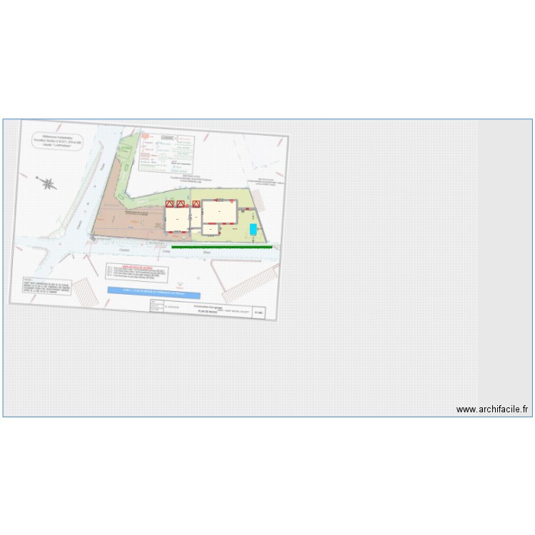 MAISON 0 PISCINE. Plan de 4 pièces et 238 m2