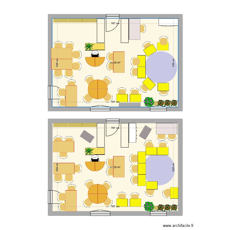 RUBIS 1. Plan de 2 pièces et 83 m2