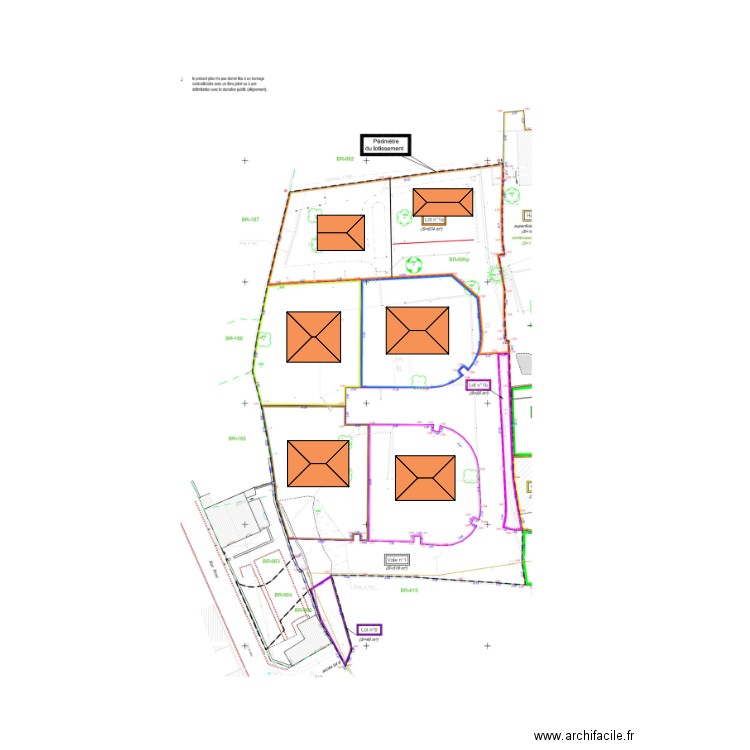 beauregard . Plan de 0 pièce et 0 m2