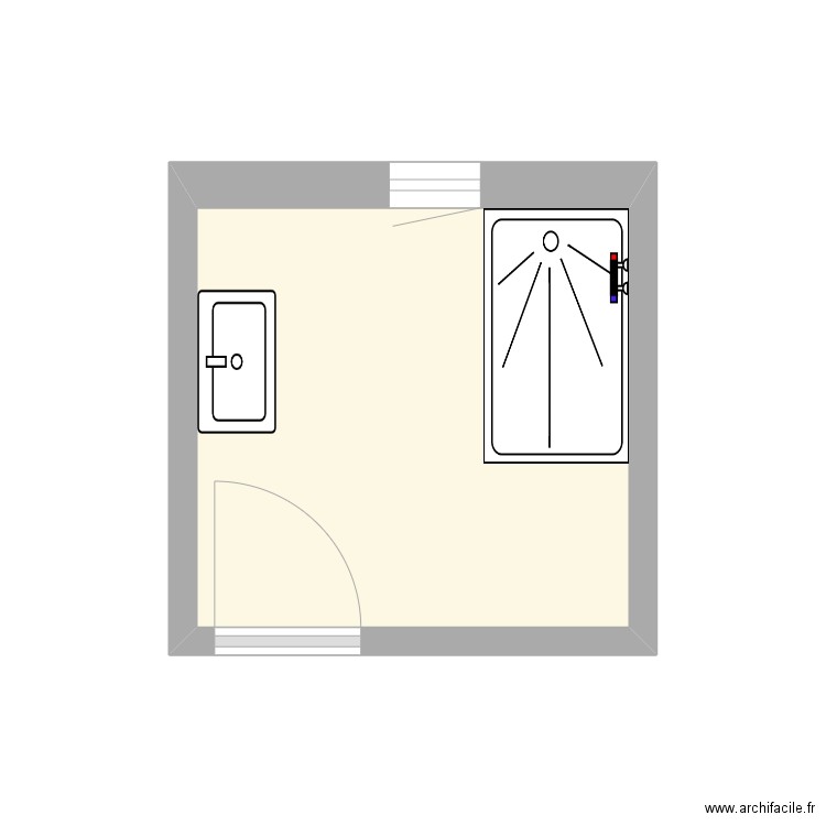 LRM Kohn. Plan de 1 pièce et 5 m2