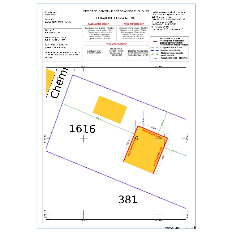 dp02 VERGER. Plan de 0 pièce et 0 m2