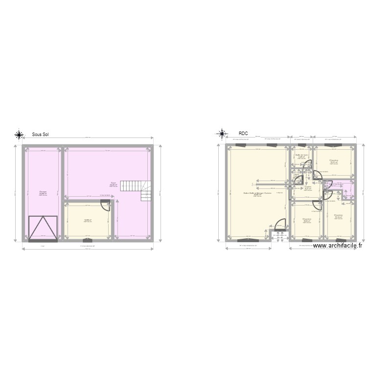 ML24011093 ADJAOUD. Plan de 11 pièces et 165 m2