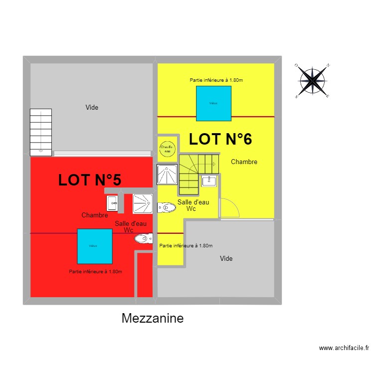 TP HOMES MEISONNIER. Plan de 18 pièces et 162 m2