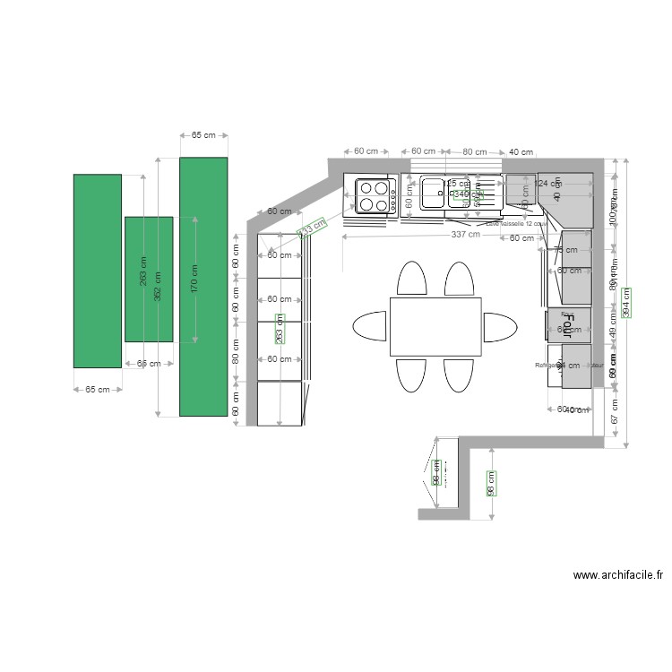 cuisine Hongrois. Plan de 0 pièce et 0 m2