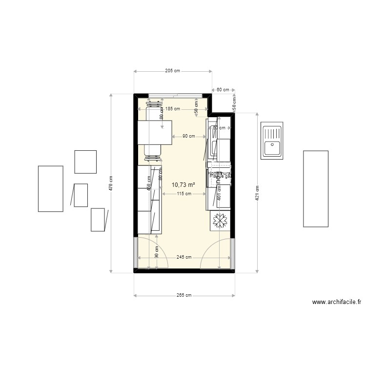 VERRERIE CUISINE1. Plan de 0 pièce et 0 m2