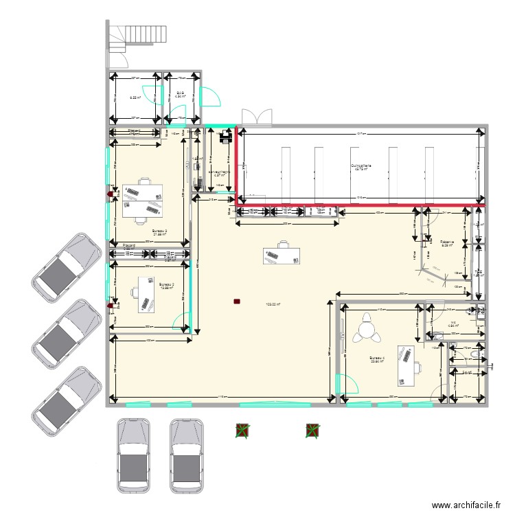 batimentV4. Plan de 0 pièce et 0 m2