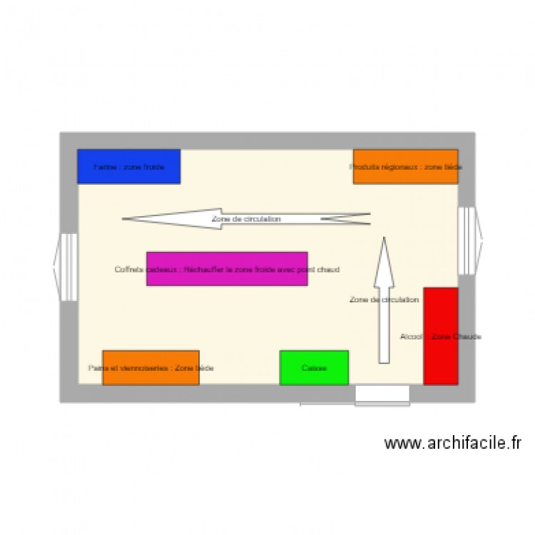 magasin. Plan de 0 pièce et 0 m2