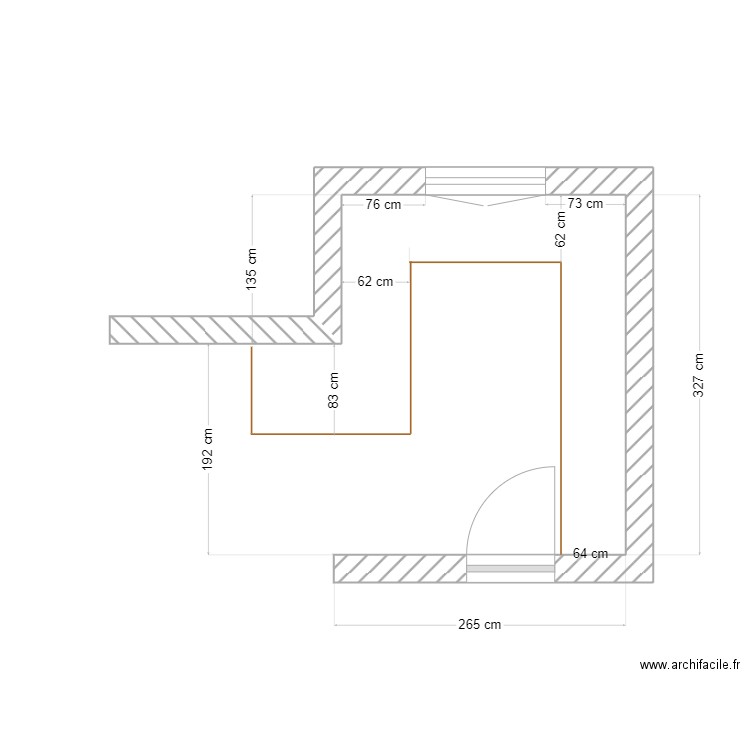 cuisine platane. Plan de 0 pièce et 0 m2