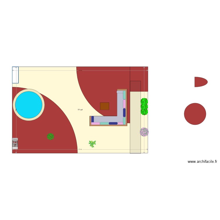 JARDIN1. Plan de 0 pièce et 0 m2