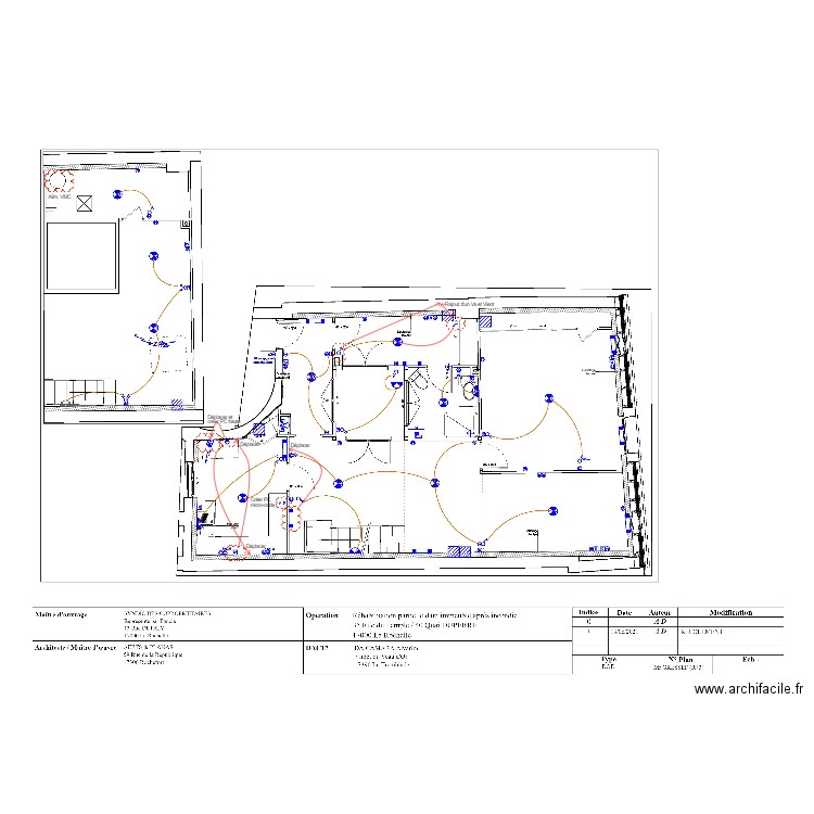 DOE Temple R+3. Plan de 0 pièce et 0 m2