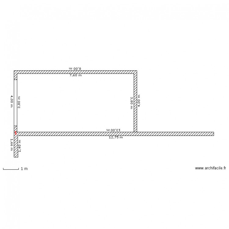 garage. Plan de 0 pièce et 0 m2