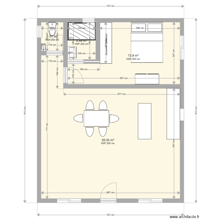 maison. Plan de 0 pièce et 0 m2