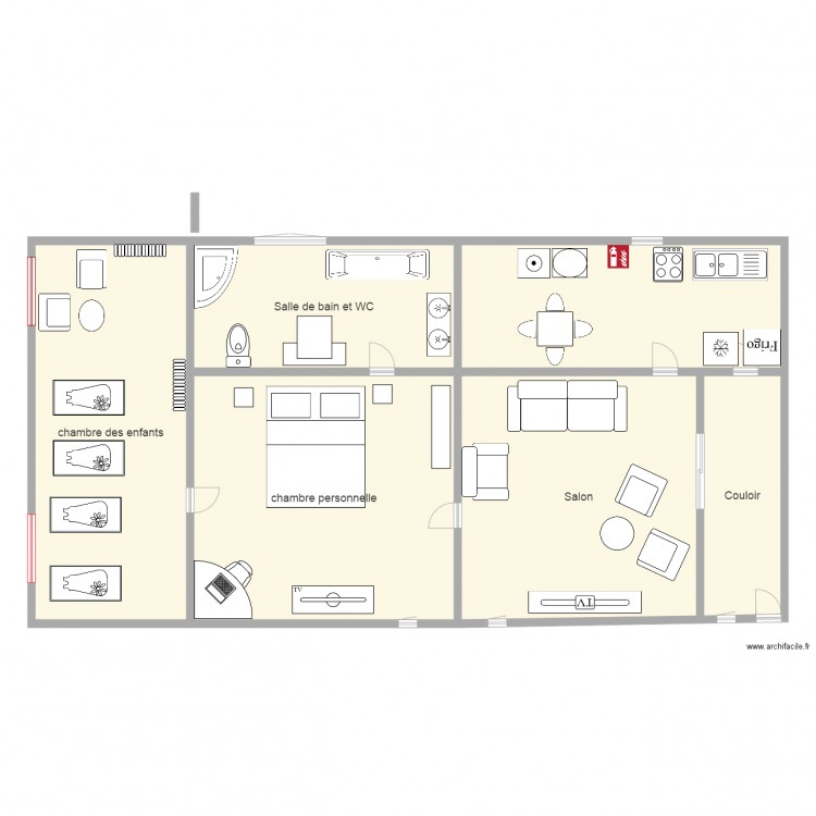 plan creche. Plan de 0 pièce et 0 m2